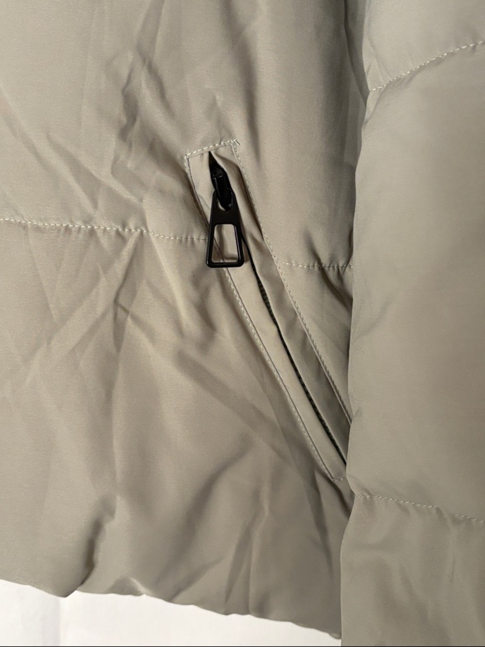 Amazon Sage Green Puffer Jacket - Picture 6 of 9